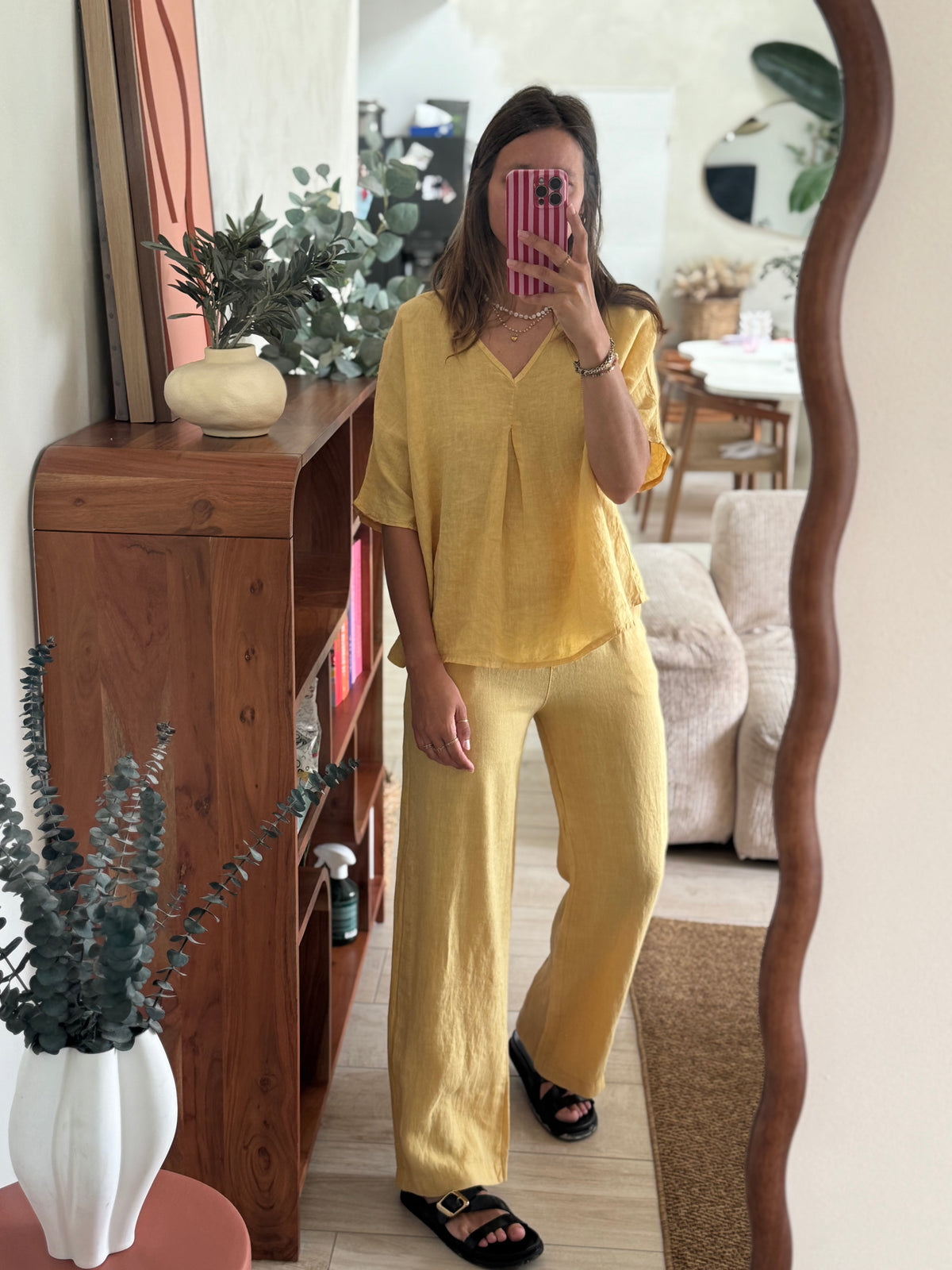 Blouse lin Karl