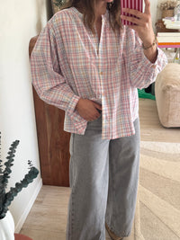 Blouse à carreaux Geneviève