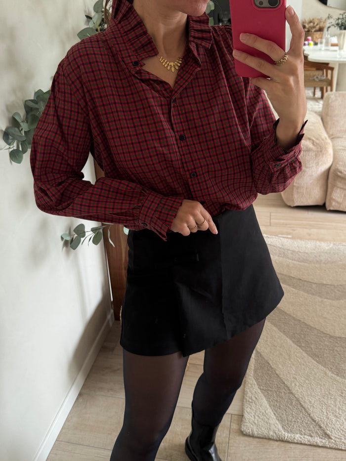 Chemise à carreaux