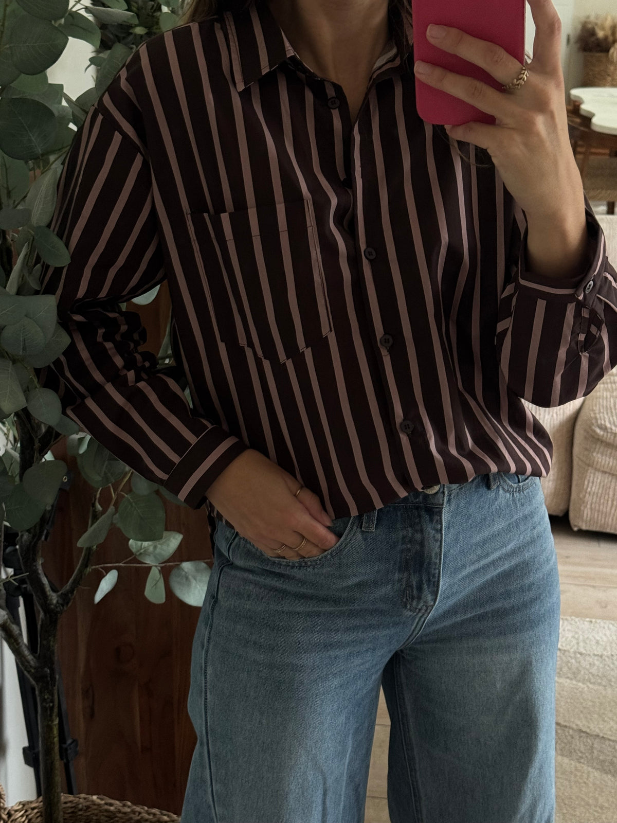 Chemise rayée