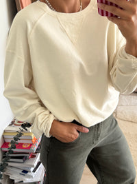 Sweat blanc Rupert