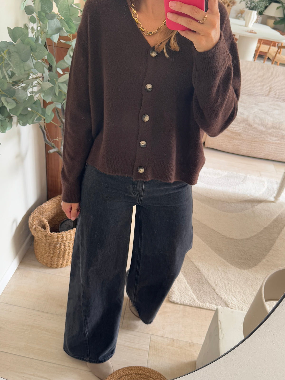 Gilet chocolat Gunther