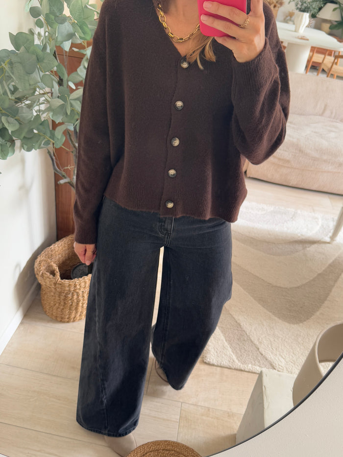 Gilet chocolat Gunther