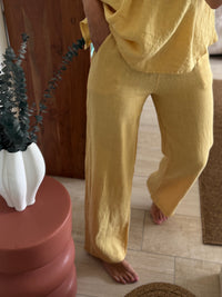 Pantalon lin Hugo