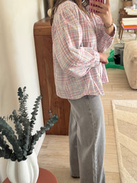 Blouse à carreaux Geneviève