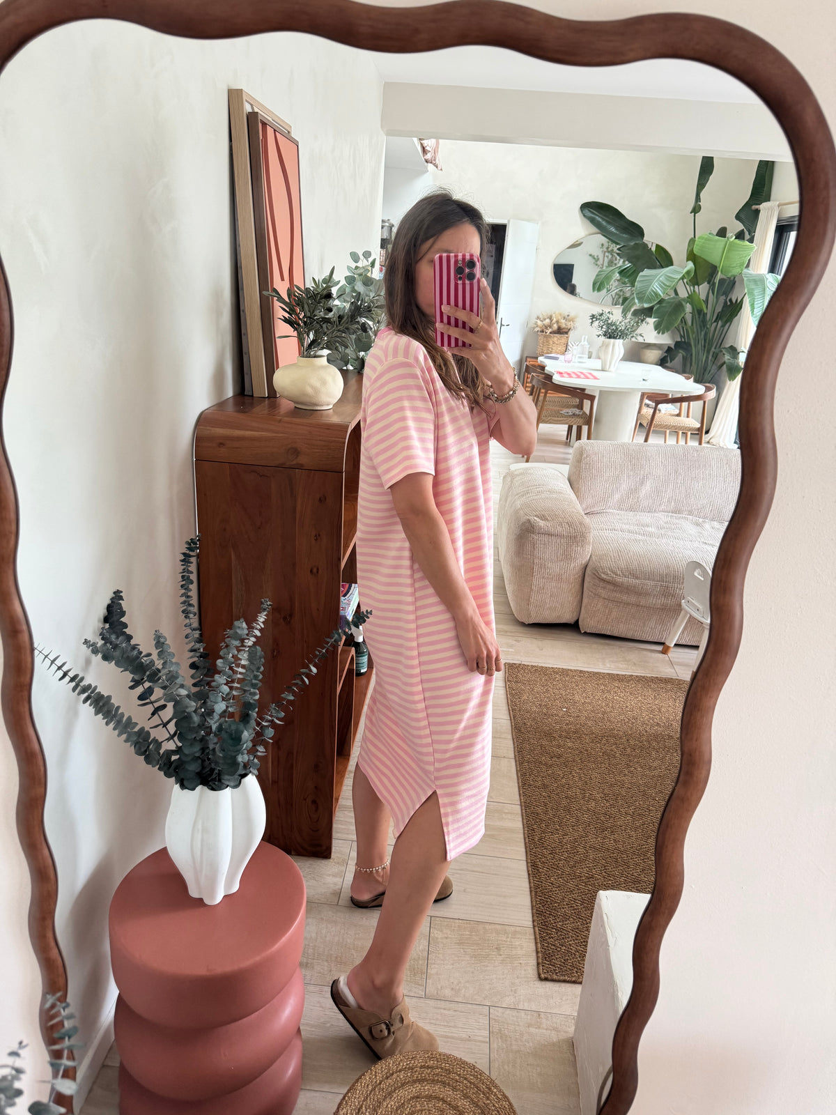 Robe longue à rayures GREG