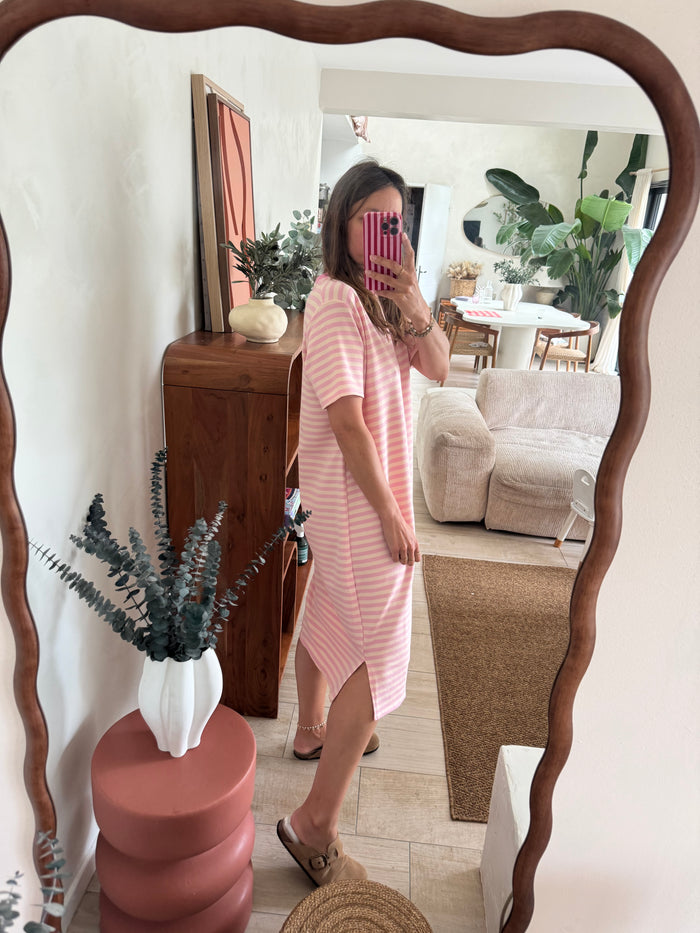 Robe longue à rayures GREG