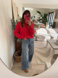Pull framboise Joey