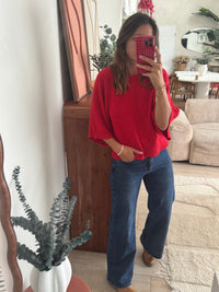 Pull rouge Arturo