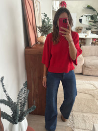 Pull rouge Arturo