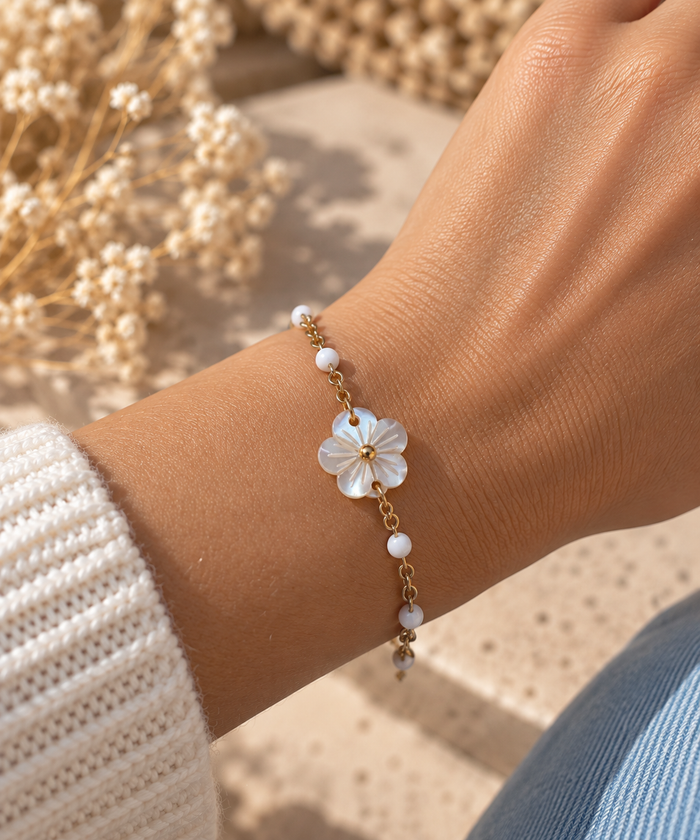 Bracelet fleur