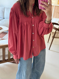 Blouse vieux rose Marina