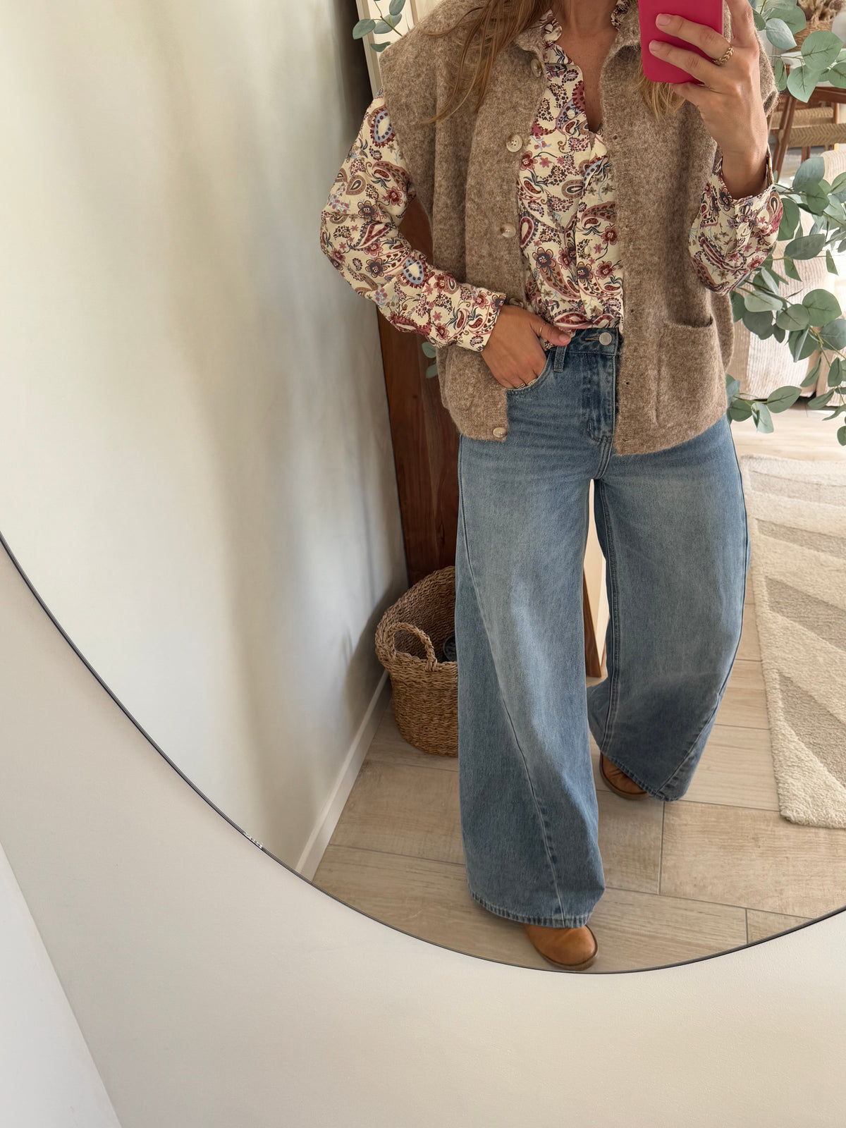 Gilet en maille sans manche Nora