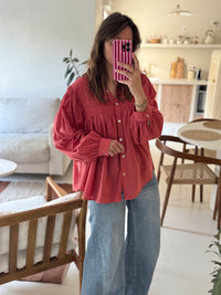 Blouse vieux rose Marina