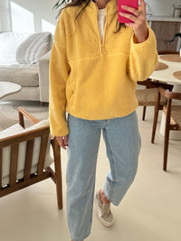 Polaire Teddy jaune