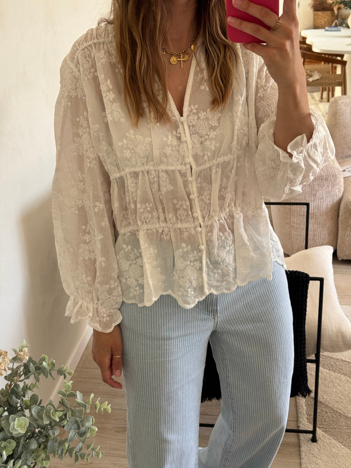 Chemisier blanc Soraya