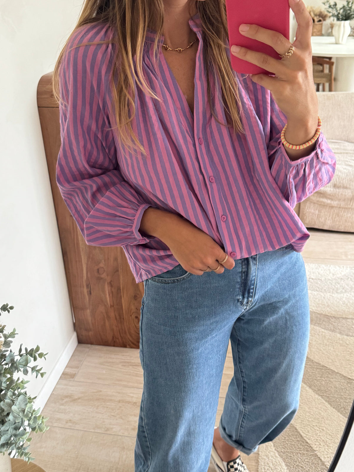 Chemise à rayures Parker