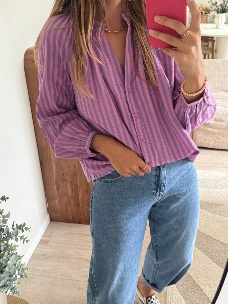 Chemise à rayures Parker