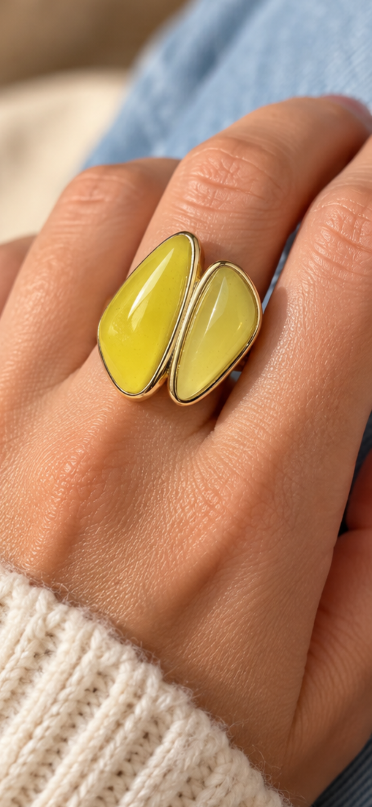 Bague jaune