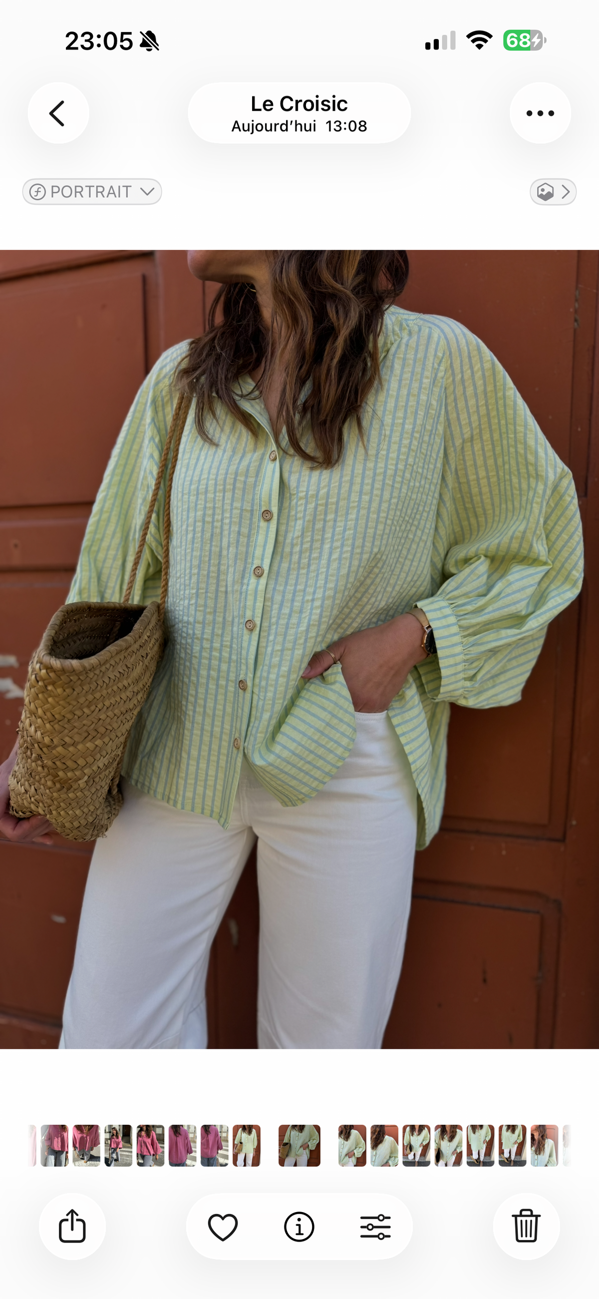 Blouse à rayure Eloise