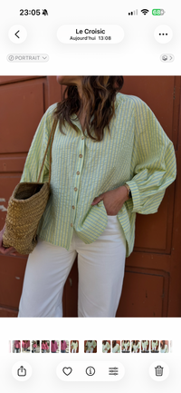 Blouse à rayure Eloise