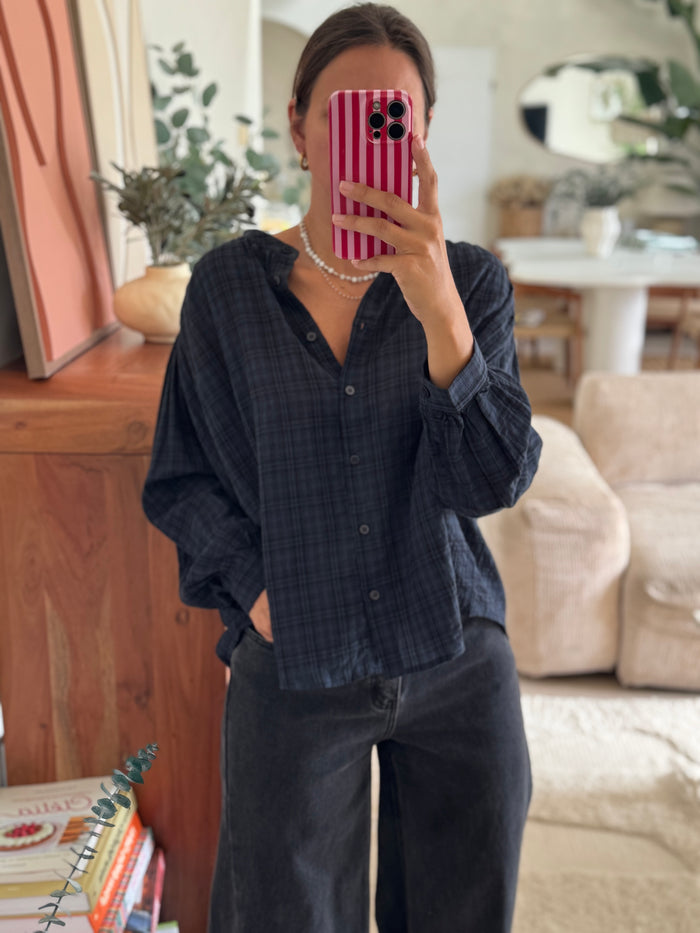 Chemise à carreaux Leslie