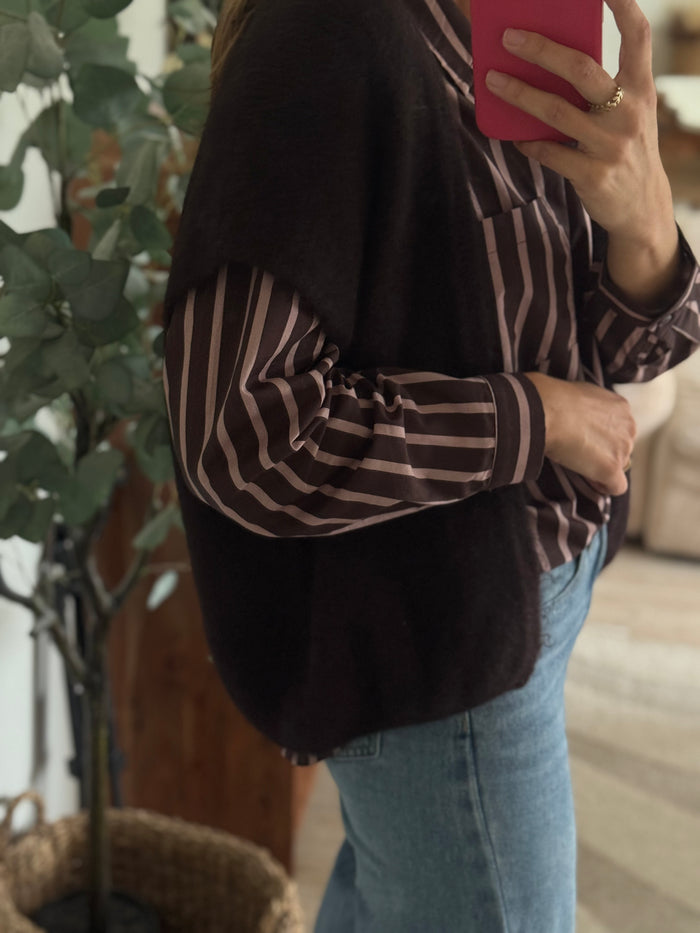 Gilet sans manche chocolat