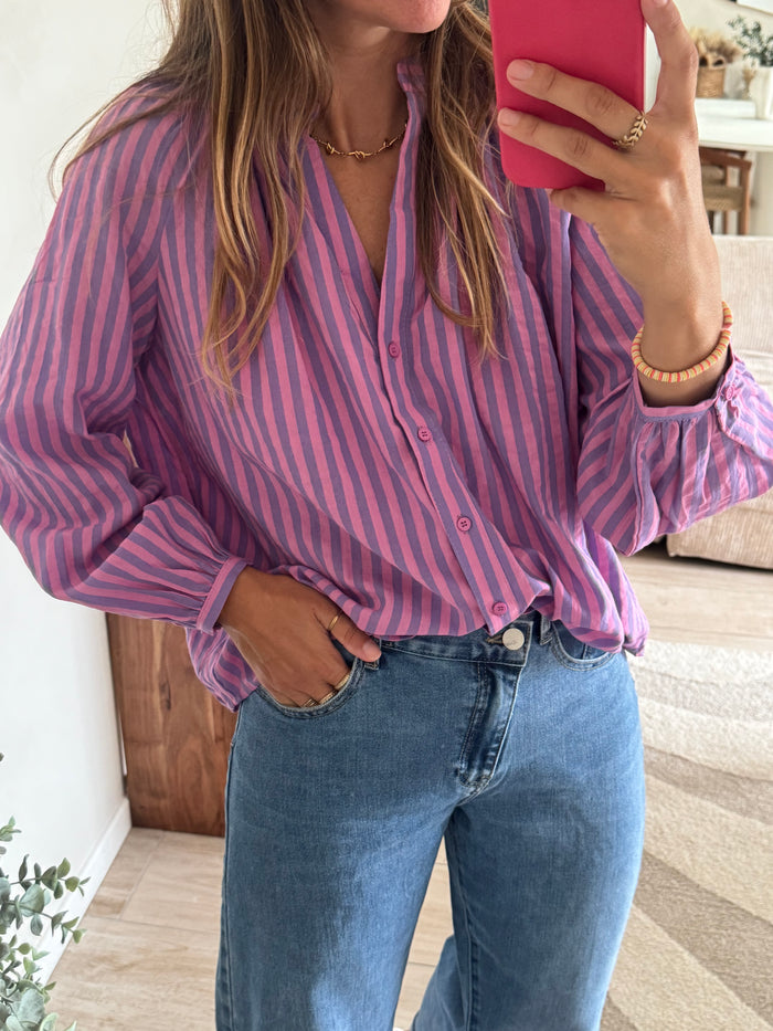 Chemise à rayures Parker