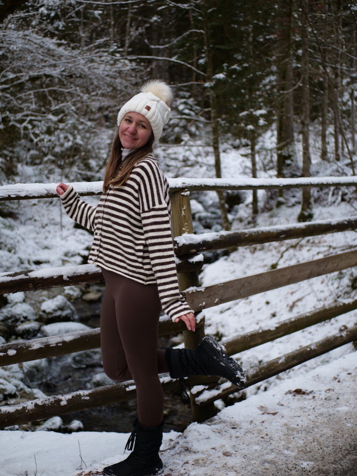 Legging chocolat