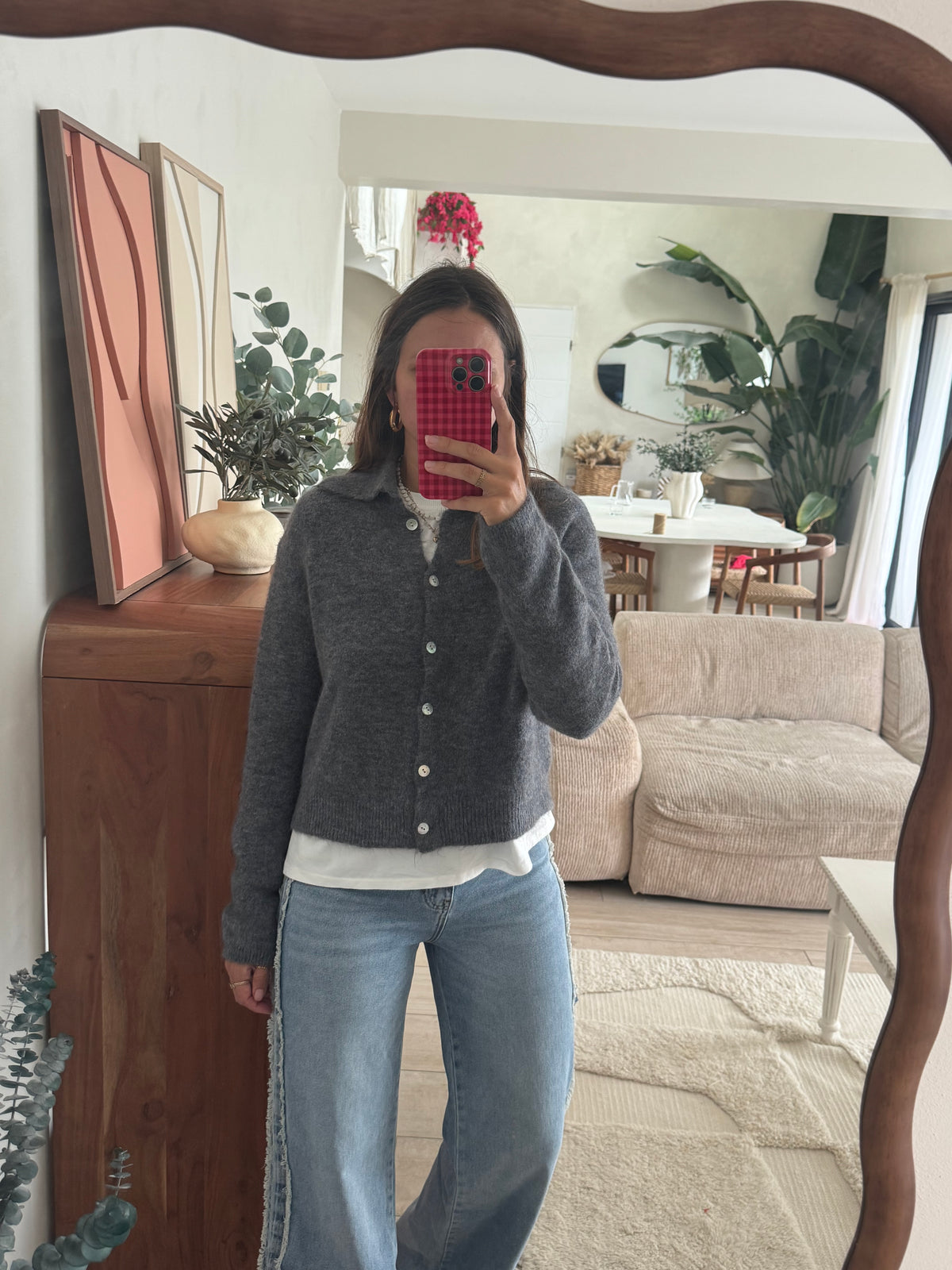 Gilet gris Alison