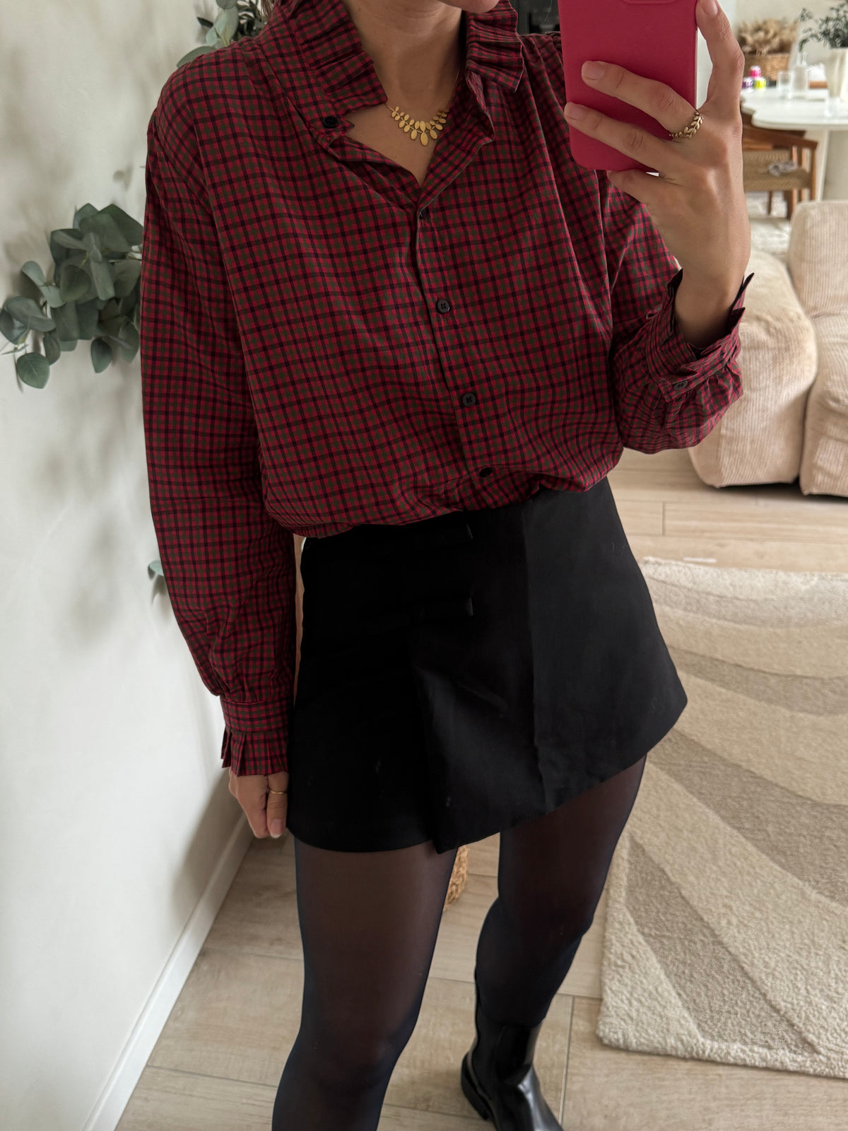 Jupe short noir