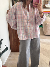 Blouse à carreaux Geneviève