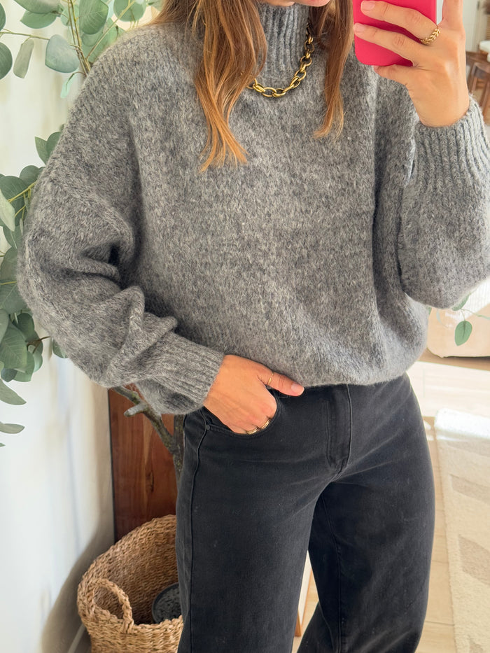 Pull gris Phoebe
