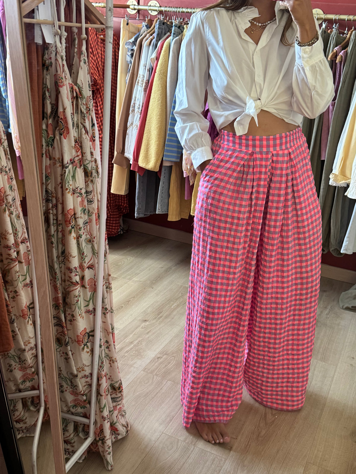 Pantalon vichy