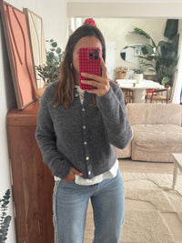 Gilet gris Alison