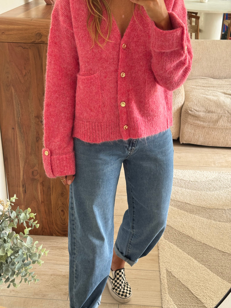 Gilet rose Lynette