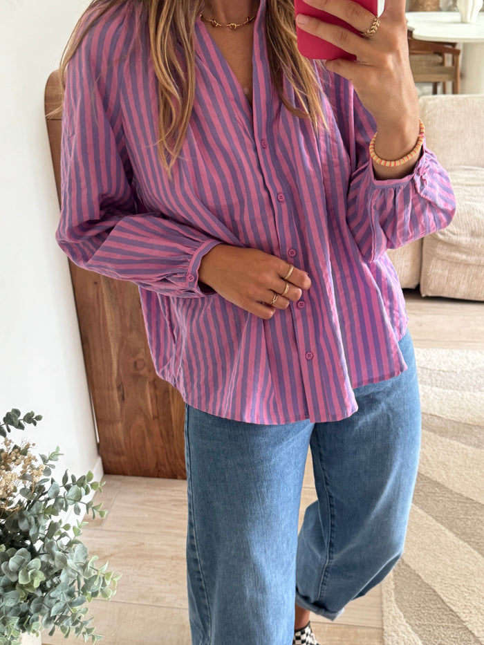 Chemise à rayures Parker