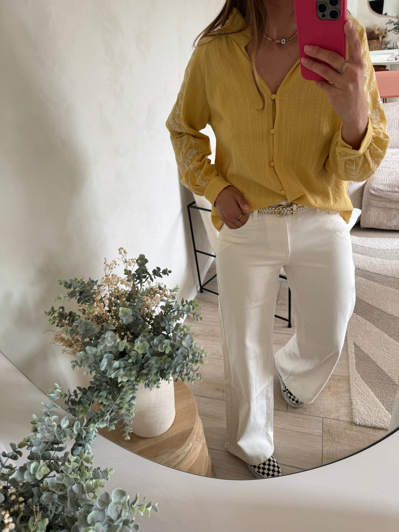 Chemisier jaune Sarah