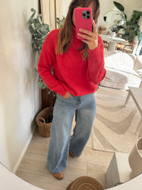 Pull framboise Joey