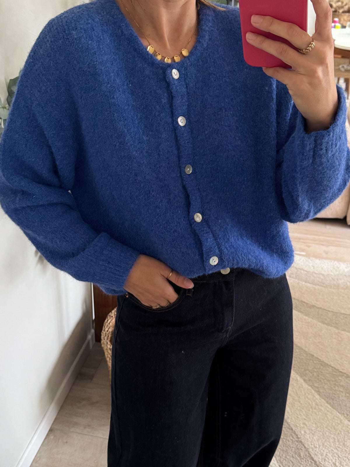 Gilet bleu
