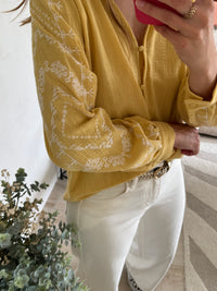 Chemisier jaune Sarah