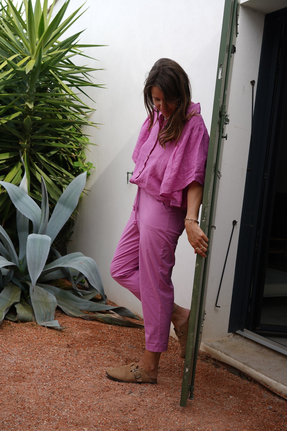 Pantalon rose Rava