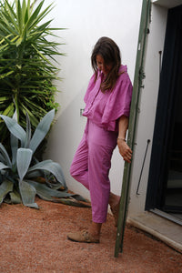 Pantalon rose Rava