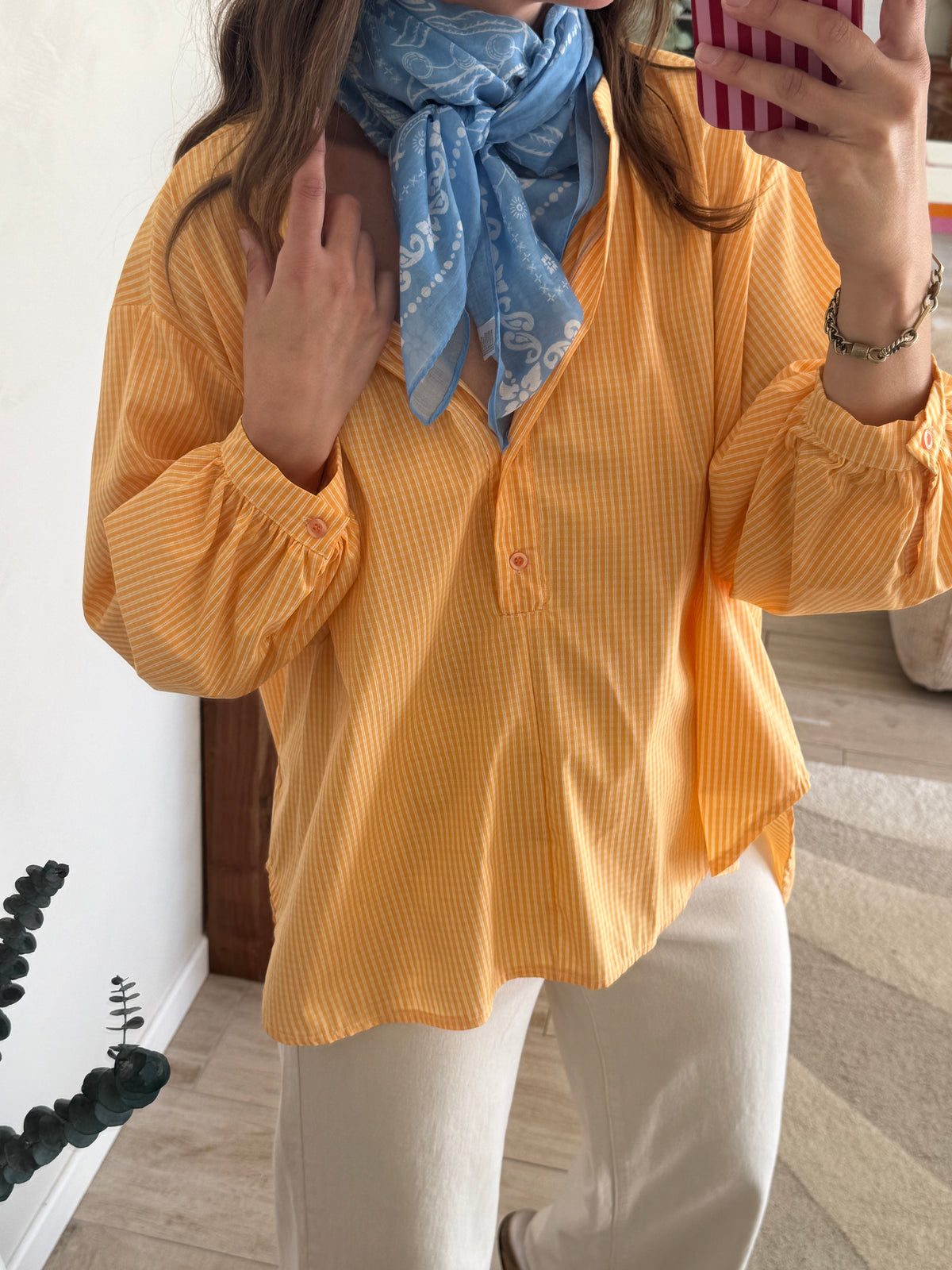 Foulard bleu