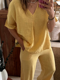 Blouse lin Karl