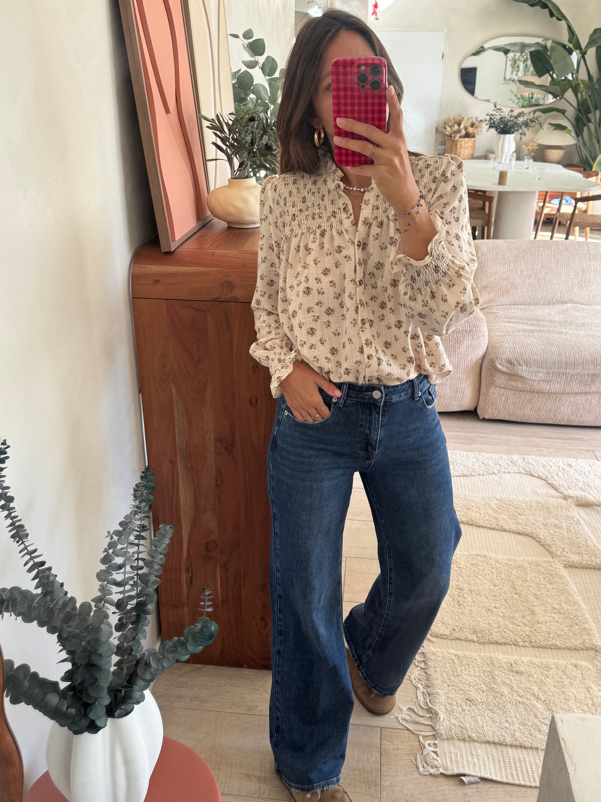 Blouse à fleurs Rio