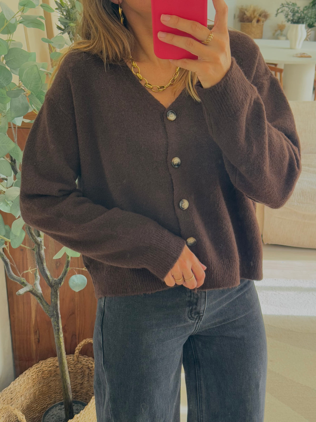 Gilet chocolat Gunther