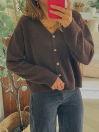 Gilet chocolat Gunther