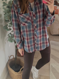 chemise à carreaux décontractée