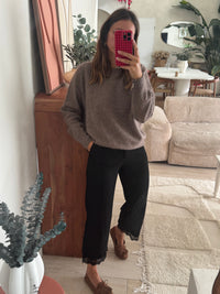 Pull taupe Helsinki